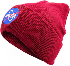 Шапка с логотипом Skully beanie NASA vine - 2