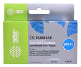Картридж струйный Cactus CS-T6M03AE №903XL(есть ограничения по прошивке) голубой (10мл) для HP OJP 6950, 6960, 6970