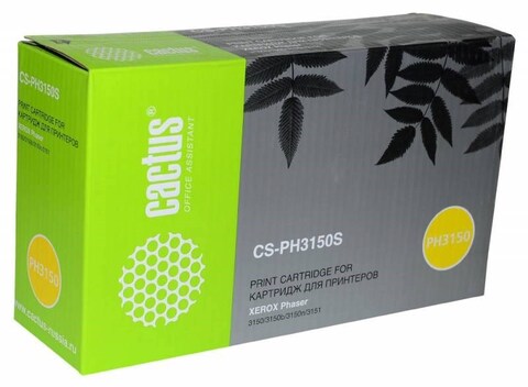 Картридж лазерный Cactus CS-PH3150S 109R00746 черный (3500стр.) для Xerox Phaser 3150, 3150b, 3150n, 3151