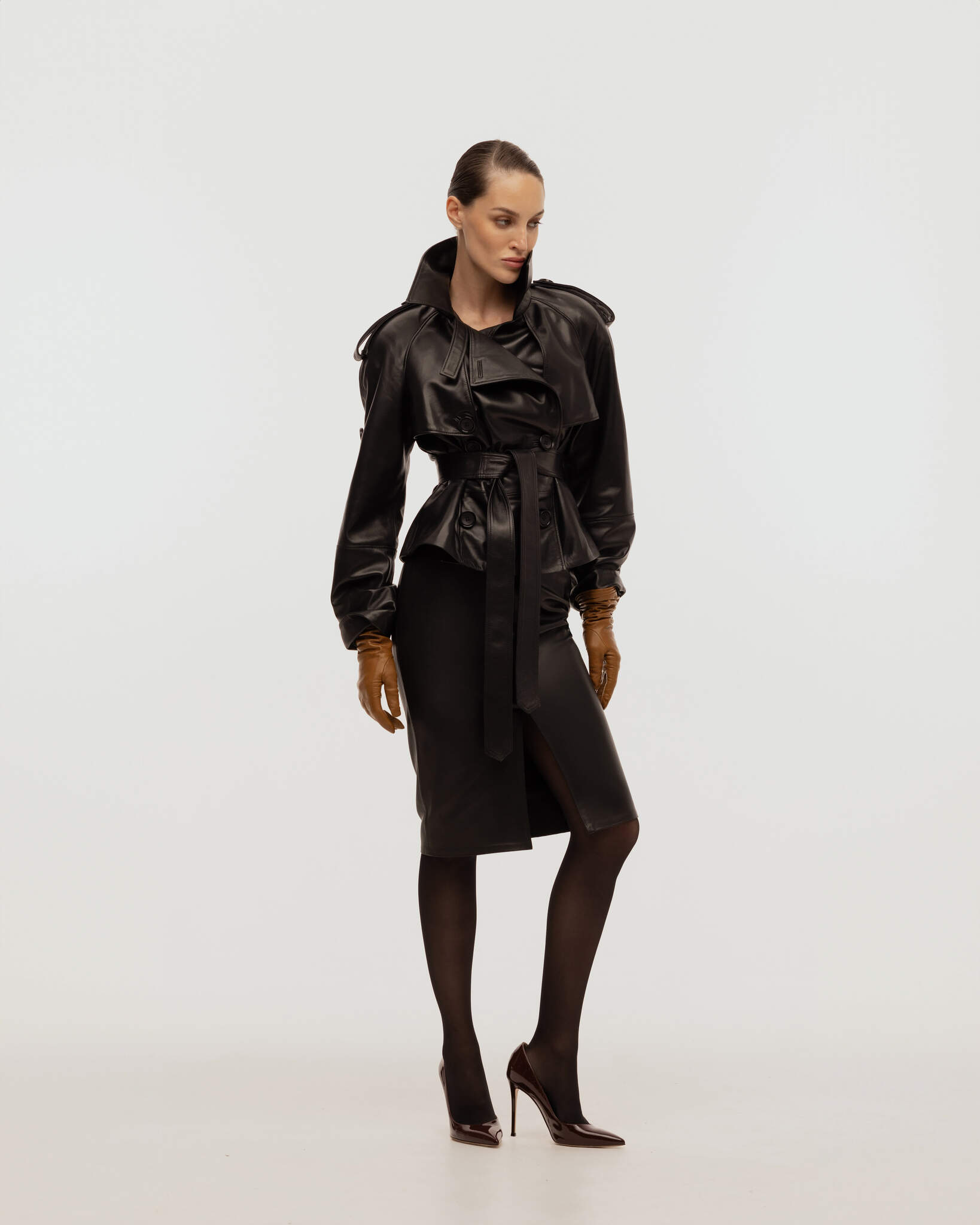 Тренч укороченный