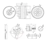 T-Motor AT8020 55CC KV210