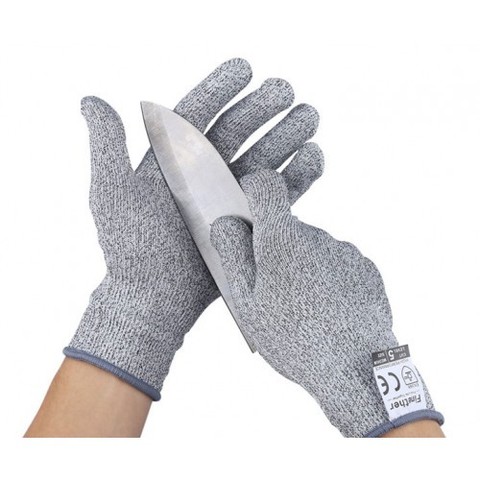 Перчатки от порезов Cut Resistant Gloves серые