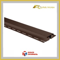 Планка соединительная  Альта профиль Т-18 Коричневый 3м