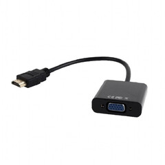 Переходник HDMI - VGA + гнездо 3.5, M/F, v1.4, Cablexpert, A-HDMI-VGA-03