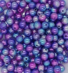 Бусины пришивные, Ø 6 мм, 50 гр