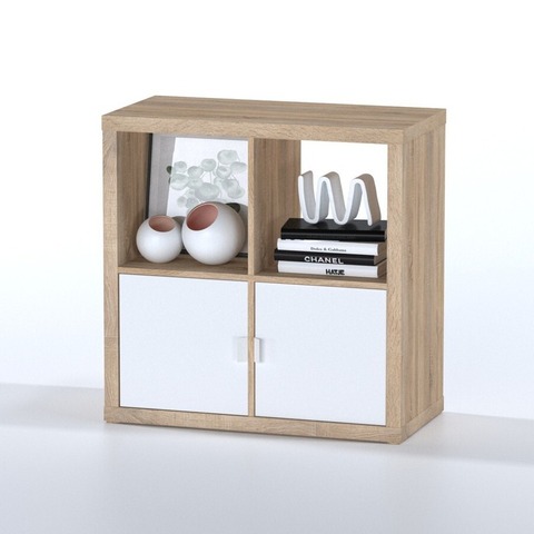 Cтеллаж Фора 4, 77*38*77 см, дуб беленый