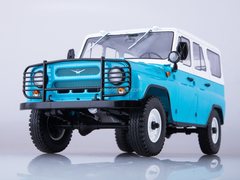 UAZ-31514 blue-white 1:18 Start Scale Models (SSM)