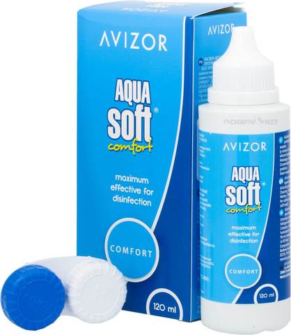 Растворы Avizor Aqua Soft Comfort +контейнер120 мл