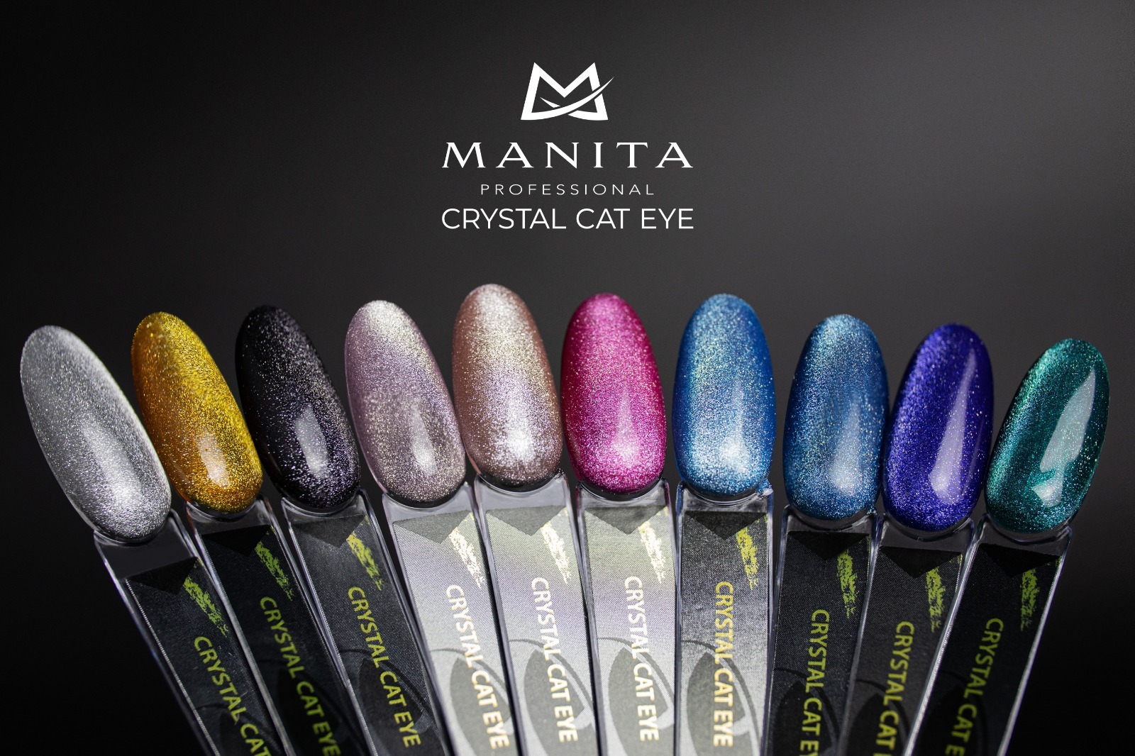 Manita Professional Crystal Cat`s Eye 02 - Гель-лак Кошачий глаз, 10мл -  купить по выгодной цене | Gurunail.ru