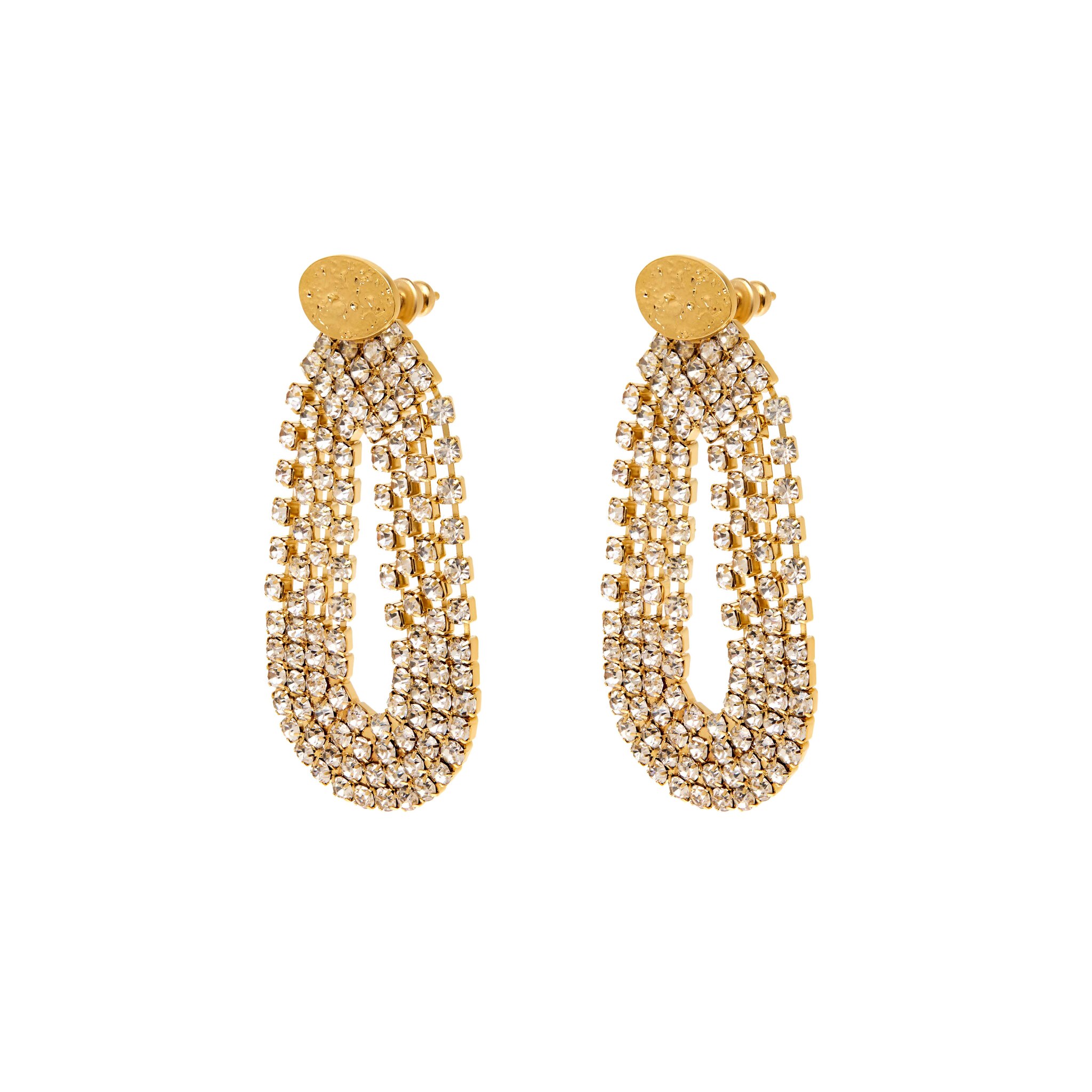 

Серьги Trevise Strass Earrings Gold