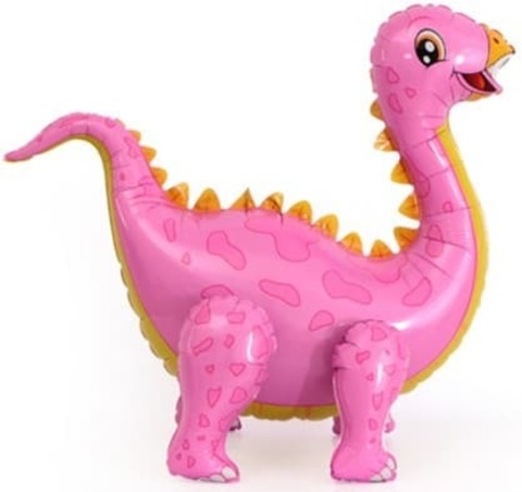 Ходячий шар Динозавр Стегозавр розовый