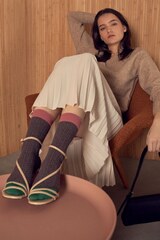 Носки женские с рисунком 80 DEN FIORE 1140/G REMIX