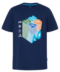 Детская теннисная футболка Australian Open Boys T-Shirt Grand Slam 2024 - navy