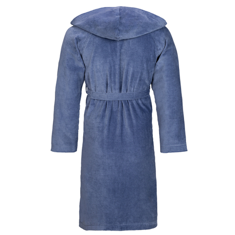 Халат велюровый Vossen Texas atlantic 484 светло-синий