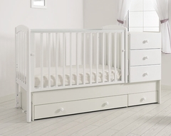 Кровать детская КК-2013-Тм "Тереза маятник" (белый)