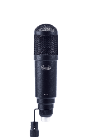 Микрофон ОКТАВА МК-119 микрофон конденсаторный, цвет - черный, деревянный футляр