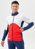 Элитный лыжный костюм Nordski Pro 2.0 White/Red/Blue мужской