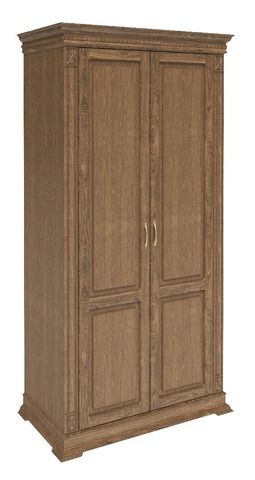 Шкаф для одежды 2д "Верди Классик" П3.0487.1.26 (Дуб рустикаль, Массив)