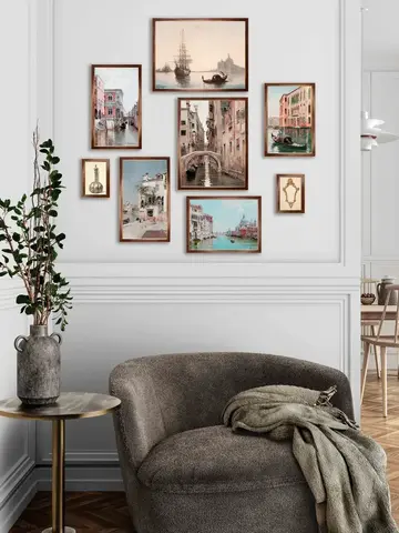 Картины на стену интерьерные на холсте 8 шт