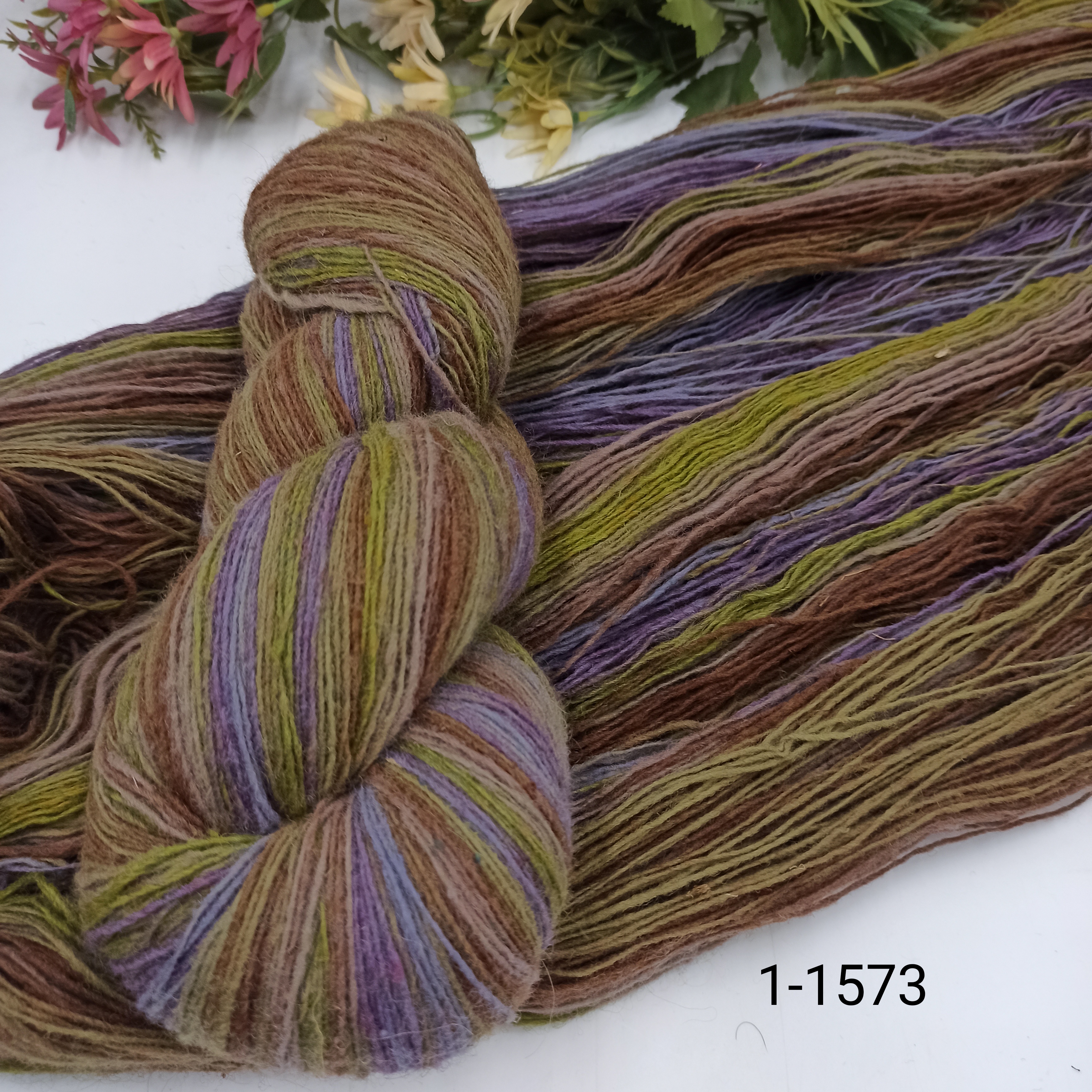 Дундага 6/1 шерсть секционного окрашивания 01-1573 420м/100гр