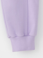 брюки  для девочки  КР 400783-1/пастельно-лиловый