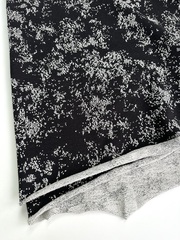 Трикотаж жаккардовый, футер 3-х ниточный, Графит