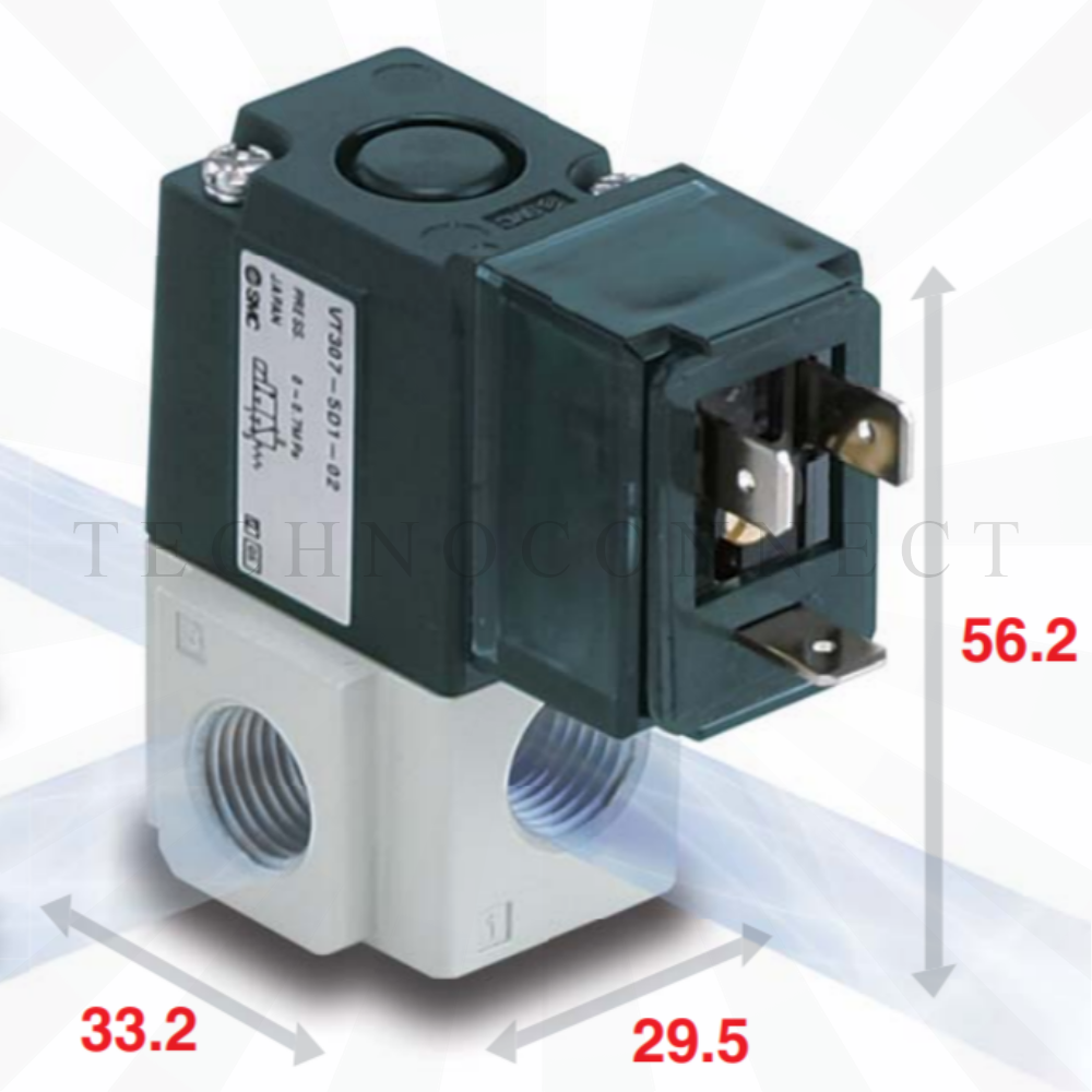 VT307V-4DO1-02F-Q   3/2-Пневмораспределитель, G1/4