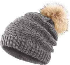 Шапка женская Skully MQZZM-430 light grey