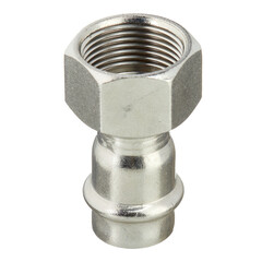 Соединитель Valtec нерж. сталь с вн.р. 18х3/4