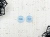 Пуговицы блузочные, d 1,1 см, 2 прокола, голубой