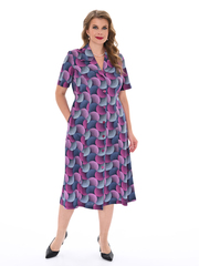 4536 Халат на пуговицах