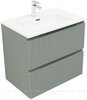 Aquanet 332535 Тумба с раковиной Джейн 70 цв.мисти грин (раковина Flat) (332535)