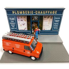 Citroen C25 D Diorama: Plumber Altaya 1:43