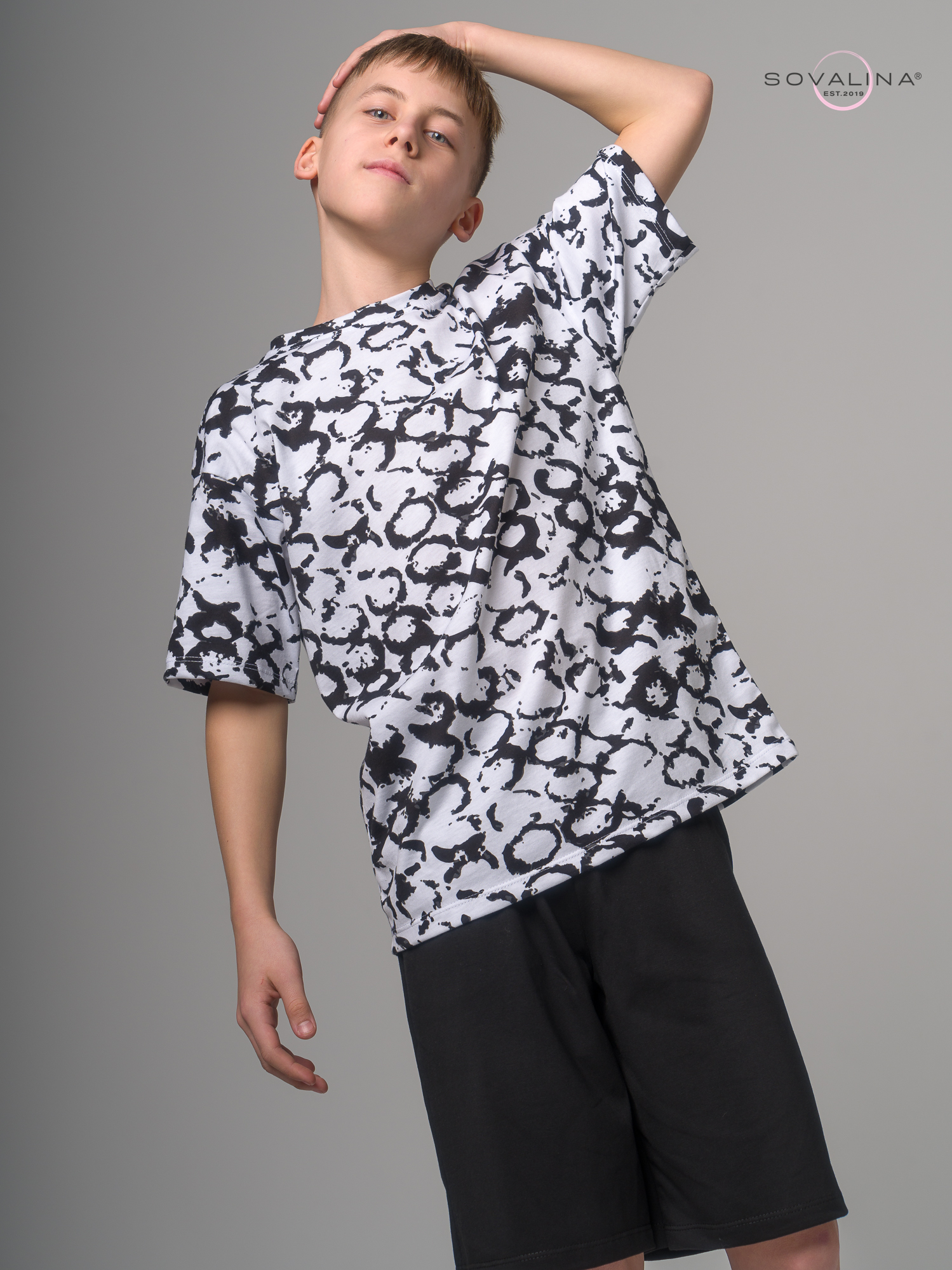 Костюм Light men черные шарики-черный