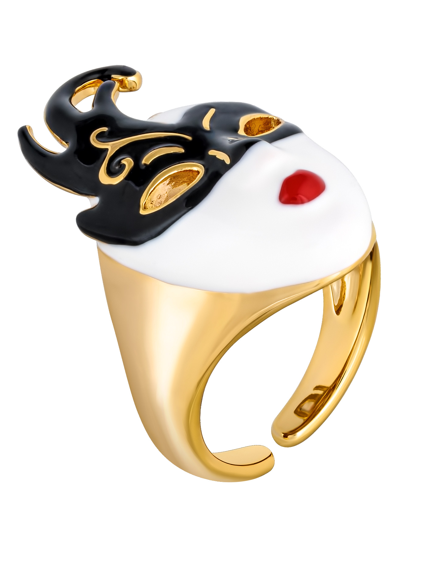 Массивное кольцо Маска Венецианская