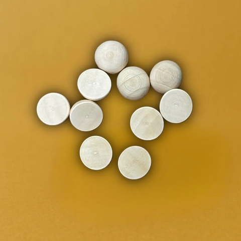 деревянные полубусины 15мм,упаковка 10шт