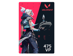 Игровая валюта Valorant: 475 VP [Цифровая версия] (для ПК, цифровой код доступа)