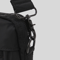 Сумка Alpha Industries Nylon Messenger Bag Black (Черный)
