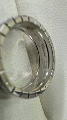 Кольцо широкое CHOPARD ICE CUBE без камней white/rose VGOLD