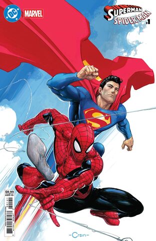 DC Marvel Superman Spider-Man #1 (Cover D) (Clayton Crain Cover) (ПРЕДЗАКАЗ!)