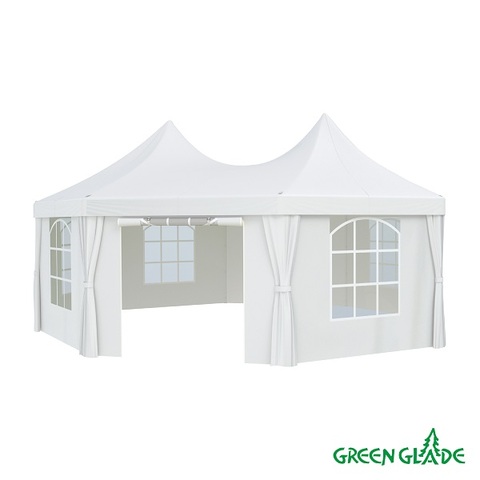 Садовый тент шатер Green Glade 1052 (8 граней) Комплект из 2 коробок.