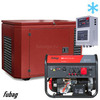 Бензиновый генератор в зимнем кожухе с блоком АВР Fubag BS 8000 DA ES/1200SCW RAL 3005 — фото 1