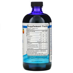 Nordic Naturals, Arctic, жир печени арктической трески, со вкусом апельсина, 437 мл (16 жидких унций)