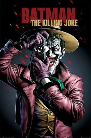Лицензионный постер Джокер - "BATMAN (THE KILLING JOKE COVER)" - №64