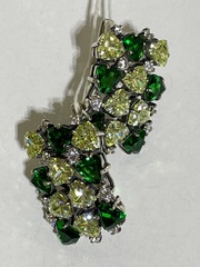 Пруса (серьги из серебра)