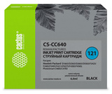 Картридж струйный Cactus CS-CC640 №121 черный (6мл) для HP DJ D1663, D2563, D2663, D5563, F2423, F2483, F2493, F4213, F4275, F4283, F4583, PS C4683, C4783