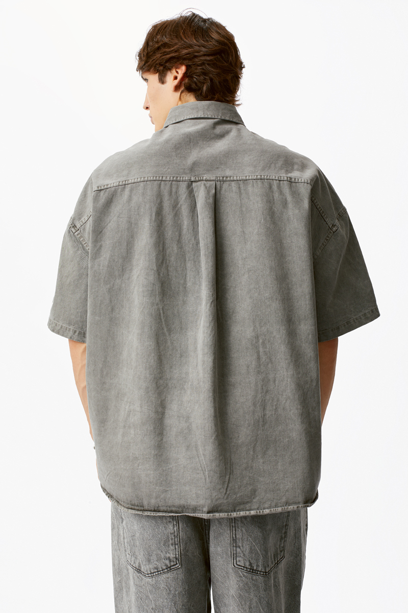 Серая рубашка из денима Votus 2.0