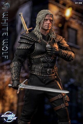Фигурка Геральт Белый Волк масштаб 1/6 сериал Ведьмак