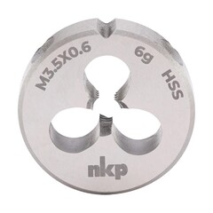 Плашка М 3,5х0,6 DINEN22568 HSS 6g 20х5мм NKP 240035N