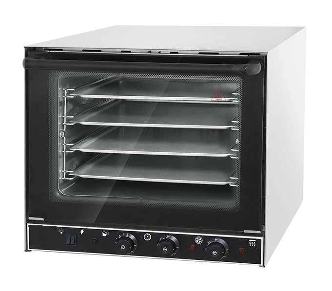 Конвектомат Kocateq YXD 4S 44x32 электрический вместимостью 4 ур. 44*32 см с функцией гриля, с увлажнением, электромеханическая панель